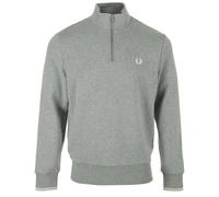 Sweatshirt à demi zip - FRED PERRY - Gris - Manches longues - Col montant S