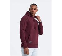 Sweatshirt à enfiler avec une capuche - Ombre - Homme - Manches longues - Bordeaux S