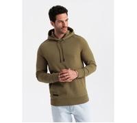 Sweatshirt à enfiler avec une capuche - Ombre - Pour Homme - Vert olivier S