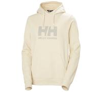 Sweat à capuche Helly Hansen Logo 2.0 blanc cassé femme - L