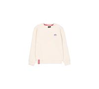 Alpha Industries Basic Small Logo Sweatshirt pour homme Taille 3XL - Blanc