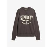 Sweatshirt à texte appliqué Superdry Workwear Noir L