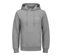 Sweatshirt ÃÂ capuche avec logo Jack & Jones Corp Gris L