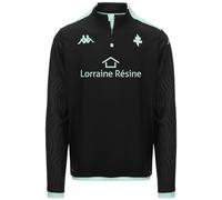 Kappa Sweatshirt Ablas Pro 8 FC Metz 24/25 Entraînement Junior Noir 8 ans