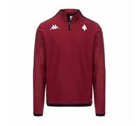 Sweatshirt Ablas Pro 8 FC Metz 24/25 pour Garçon - Rouge, noir - KAPPA - Manches longues - Enfant 8 ans