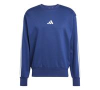 Adidas Sweatshirt polaire Homme Essential Three Stripes Bleu foncé/Blanc XL