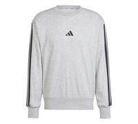 Adidas Sweat-shirt Essentials French Terry 3S gris noir pur - S