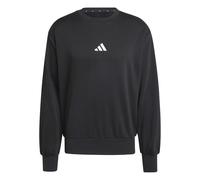 adidas Homme Essentials Feelcozy Fleece Sweatshirt, Black/White, L