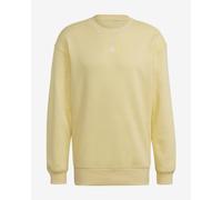 Sweatshirt adidas Essentials FeelVivid Cotton Fleece Drop jaune - XS