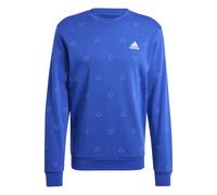 Sweatshirt adidas Seasonal Essentials Monogram Graphic Bleu L Male