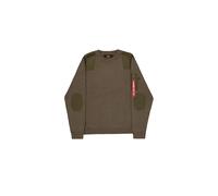 Alpha Industries Knitted Utility Sweater Tricots pour homme Taille XL - Vert olive