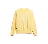 Superdry Applique Athletic Loose Sweatshirt Jaune XS Femme