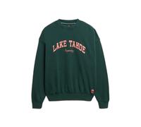 Superdry Outdoor Location Loose Crew Sweatshirt Vert L Femme