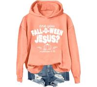 Sweatshirt Are You Fall O Ween Jesus, chemise Are You Fall O Ween Jesus, chemises citrouille d'Halloween pour femme et homme, Hami Orange-1, M