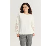 Sweatshirt avec broderies décoratives sur les manches femme Greenpoint Blanc 2XL