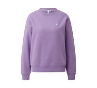 Sweatshirt avec broderies discrètes femme QS Violet XS