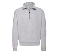 Sweatshirt Avec Col Fruit of the Loom Zip Neck Jumper S-3XL