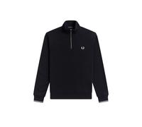 Sweatshirt avec demi fermeture zippÃ©e Fred Perry Bleu XL