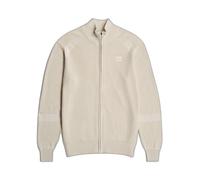 G-Star Homme Detailed zip thru knit, Blanc (whitebait D25746-C868-1603), M