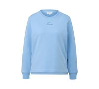 Sweatshirt avec imprimÃ© au dos et dos allongÃ© femme s.Oliver Bleu 44
