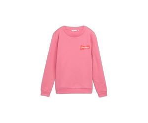 Sweatshirt avec imprimÃ© sur la poitrine femme Tom Tailor Violet S