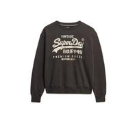 Superdry Embellished Vl Loose Fit Sweatshirt Marron L Femme
