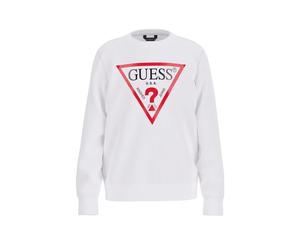 Sweatshirt bÃ©bÃ© garÃ§on Guess Core Blanc 24 mois