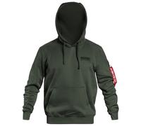 Sweatshirt Back Print Hoody Alpha Industries - Dark Olive XXL