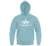 Sweatshirt Basic Hoody Alpha Industries - Grey/Blue 3XL