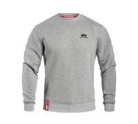 Sweatshirt Basic Sweater Small Logo Alpha Industries - Grey Heather XL