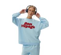 Sweatshirt bon voyage femme She is Sunday Turquoise M