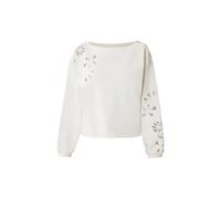 Sweatshirt brodÃ© Ã col bateau femme Mexx Blanc 2XL