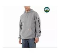 Sweatshirt CARHARTT Sleeve Logo Hooded Gris Chiné T.S - K288-E20-S Gris G