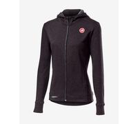 Sweatshirt Castelli Milano Full Zip noir femme - M
