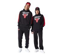 Sweatshirt Chicago Bulls NBA Color Block Noir XL