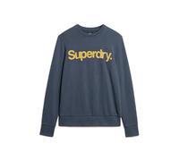 Superdry Classic Core Logo Sweatshirt Bleu S Homme