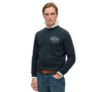 Sweatshirt classique Superdry Vintage Logo Heritage Chest Bleu S