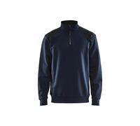Blåkläder Sweatshirt demi-zip bicolore 33531158 M