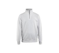 Blakläder 336911581000XS Sweat col Camionneur Taille XS Blanc