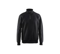 Sweatshirt col camionneur Blaklader Noir M