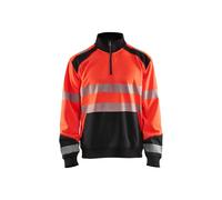 Sweatshirt col camionneur haute-visibilitÃ© Blaklader Rouge L