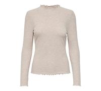 Sweatshirt col haut femme Only Onlemma Gris XS