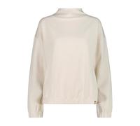 Sweatshirt col montant en modal satiné femme CMP Blanc M