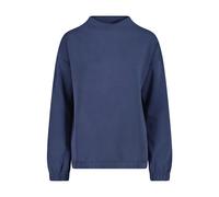Sweatshirt col montant en modal satiné femme CMP Bleu L