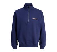 Jack & Jones Sweat-shirt pour homme Ocean Cavern demi-fermeture éclair S