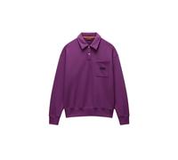 Sweatshirt col polo en French Terry Napapijri Miraat Violet 2XL
