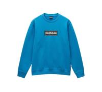 Sweatshirt col rond Ã logo Napapijri B-Box Bleu XL