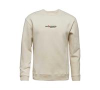 Black Diamond Heritage Wordmark Crewneck Sweatshirt Blanc L Homme
