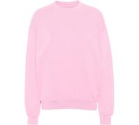 Sweatshirt col rond Colorful Standard Organic oversized flamingo pink Rose L
