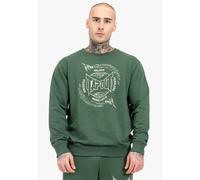 Sweatshirt col rond coupe classique Tapout Spirit Vert M